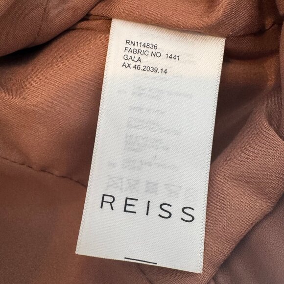 Reiss- Sleeveless Leather Top- sz. 8 - Picture 4 of 5